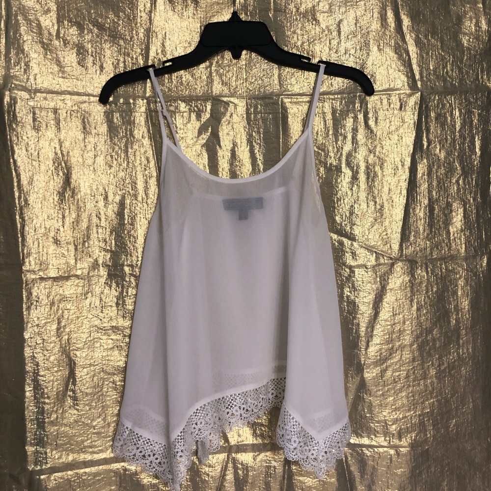 White Lace Tank Top